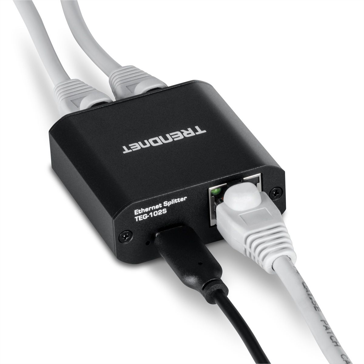 TRENDnet TEG-102S Répartiteur Gigabit à 2 ports avec alimentation USB de type C