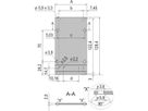SCHROFF Unité enfichable de type cadre, face avant, non blindée, 3 U, 28 HP, 2,5 mm, alu, face avant anodisée, face arrière conductrice