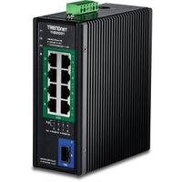TRENDnet TI-BG5091 Switch PoE++ Rail-DIN industriel 2,5G à 9 ports avec port SFP+ 10G