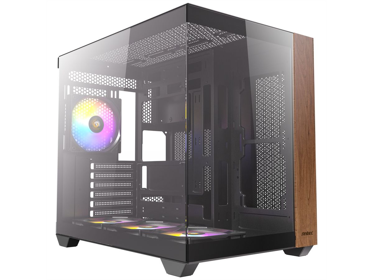 ANTEC CX800 ARGB_B Wood Boîtier PC Midi Tower Black ATX