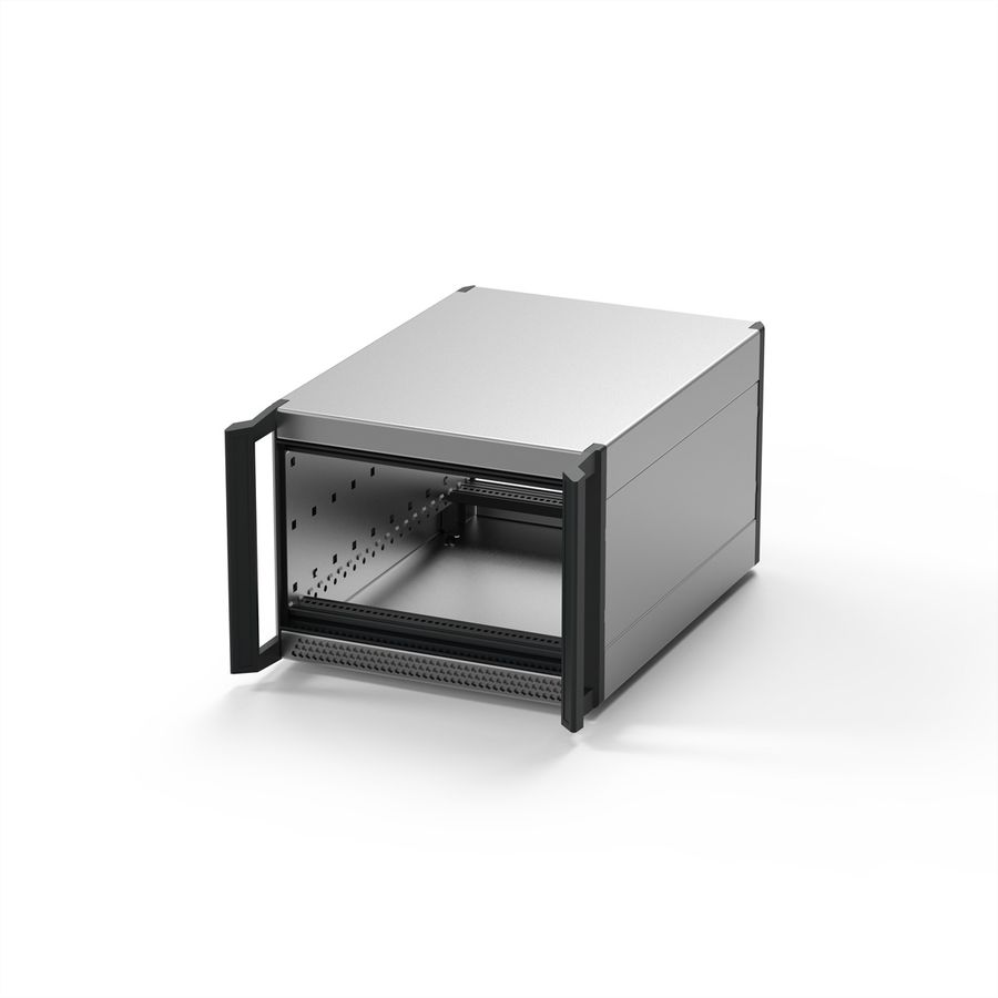 SCHROFF RatiopacPRO AIR Boîtier 19", blindage rétrofitable avec poignées, 3/4 U, 84 CV, 495 mm