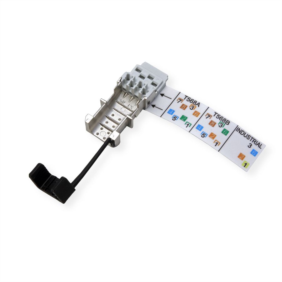 METZ CONNECT E-DAT Industrie IP20, Connecteur RJ45, noir