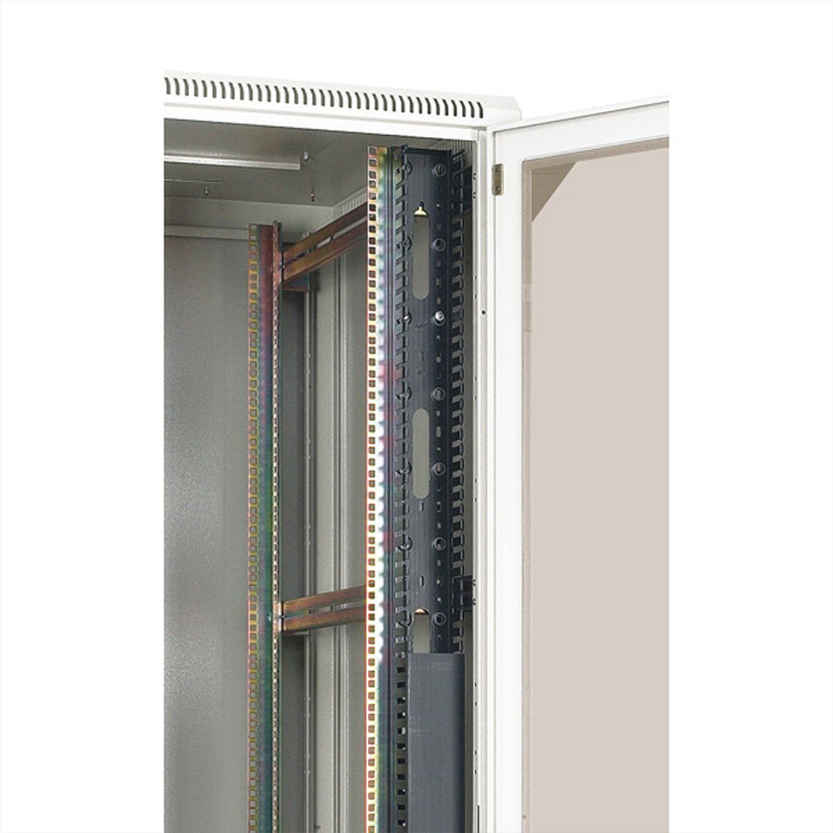 CONTEG Canal de rangement en plastique, 42 UH, pour armoire