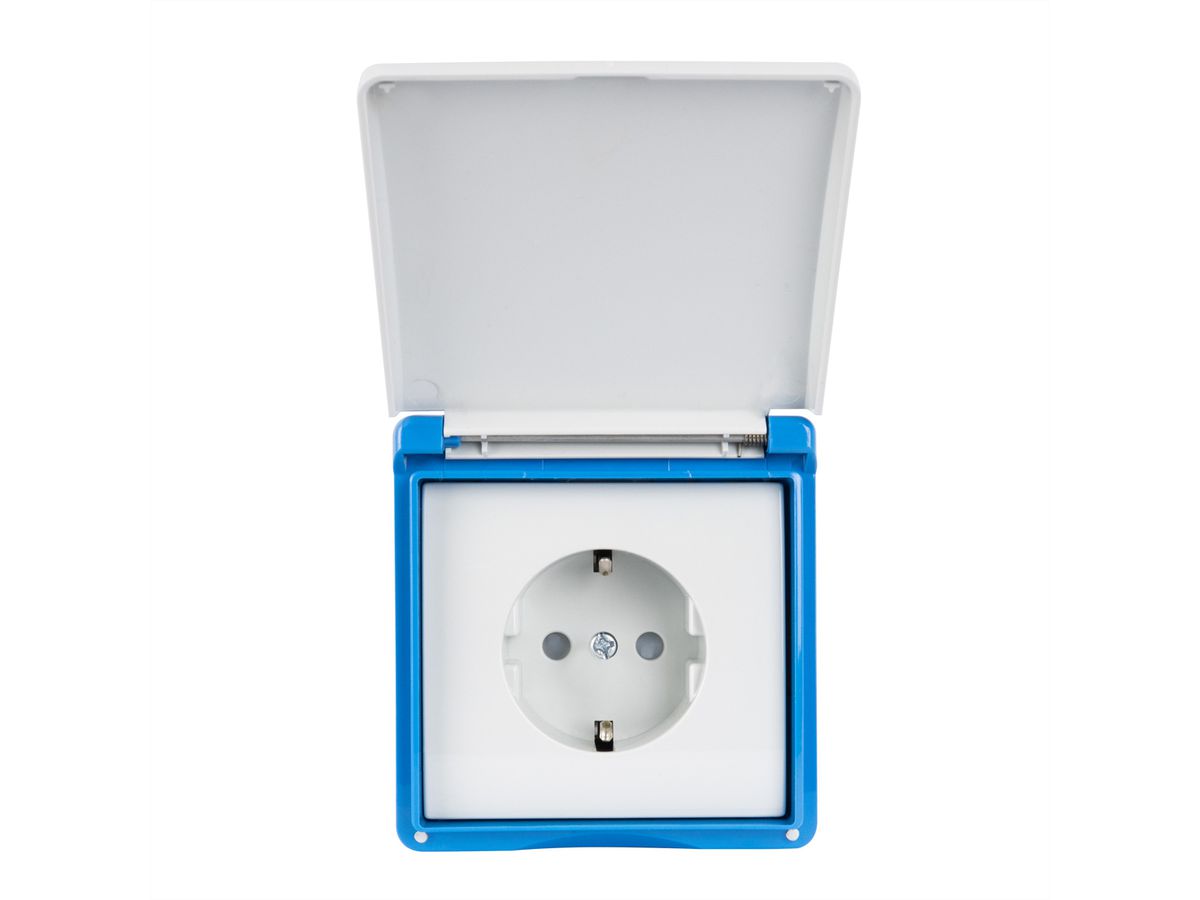 BACHMANN Prise de charge auto à contact de protection, version encastrée