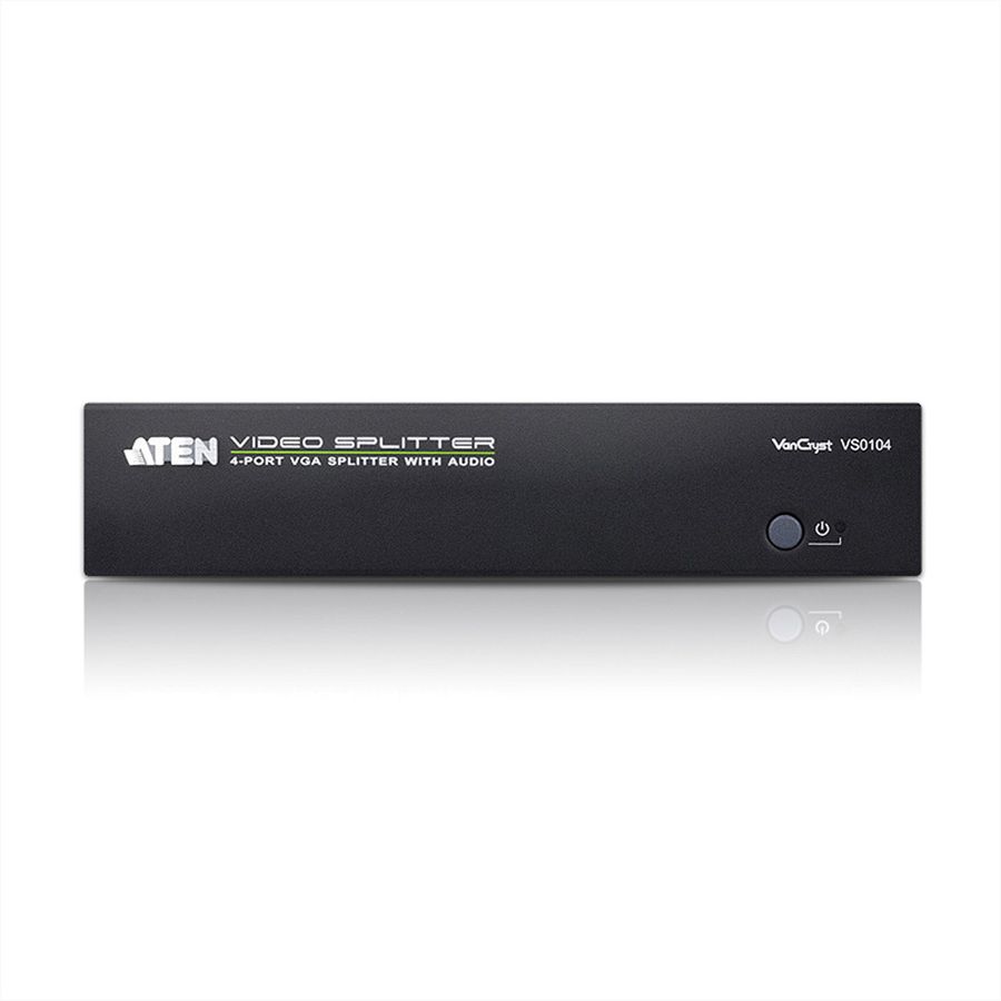 ATEN VS0104 Splitter Vidéo, 450MHz, Audio, RS232, 4 écrans