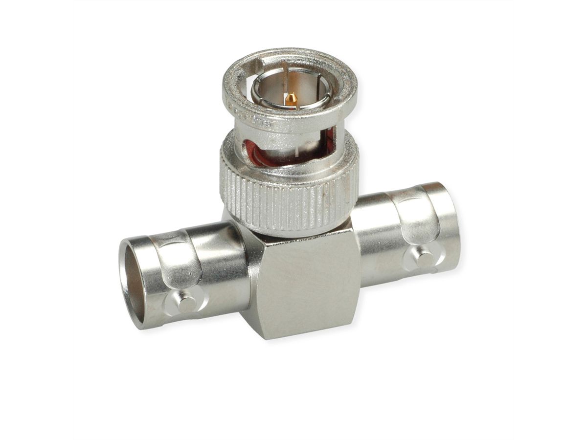 TELEGÄRTNER Raccord BNC en T 75 Ohm femelle / mâle / femelle