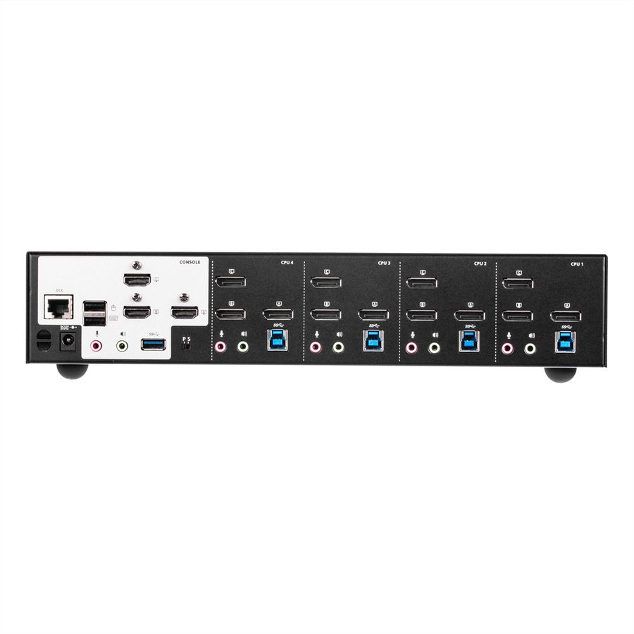 ATEN CS1964 Commutateur KVM 3 affichages DisplayPort 4K, 4 ports USB 3.0