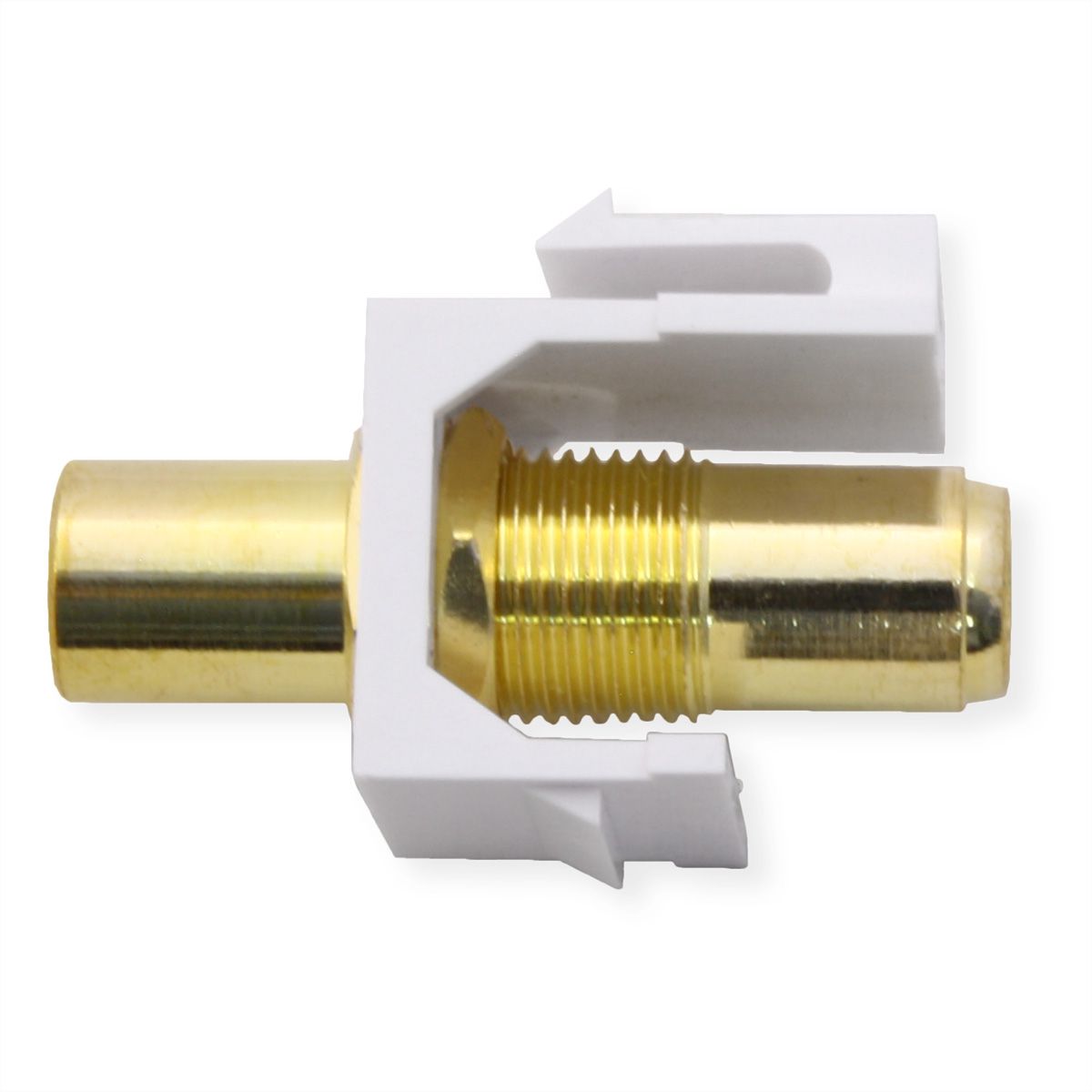 VALUE Coupleur Keystone RCA, plastique, blanc