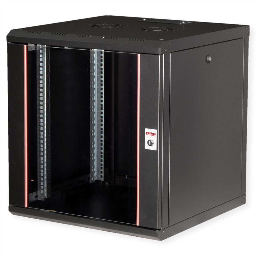 ROLINE 19" Boîtier mural Pro 12U, 600x600 LxP noir