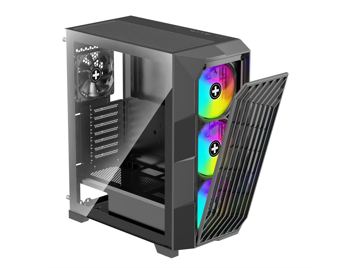 XILENCE Xilent Breeze II Boîtier PC ATX noir, Boîtier PC Gaming ATX X812.ARGB noir