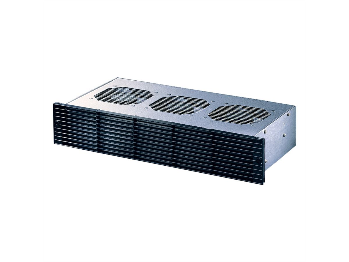 SCHROFF Ventilateur de poussée 19", 2 U, axial, large gamme AC, profondeur de panneau 160 mm, 515 m³h