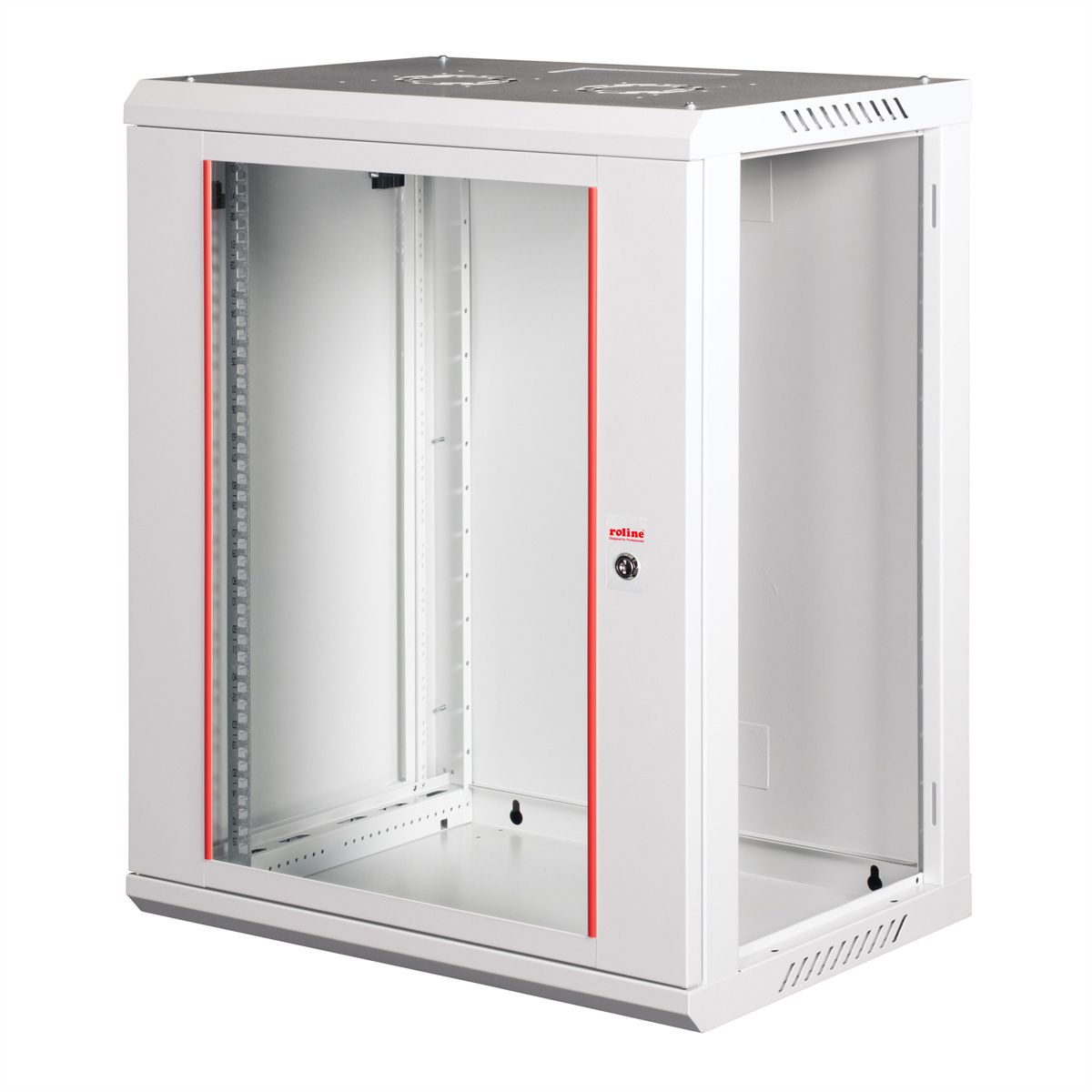 ROLINE 19" Boîtier mural Basic Plus 18U, 600x450 LxP gris