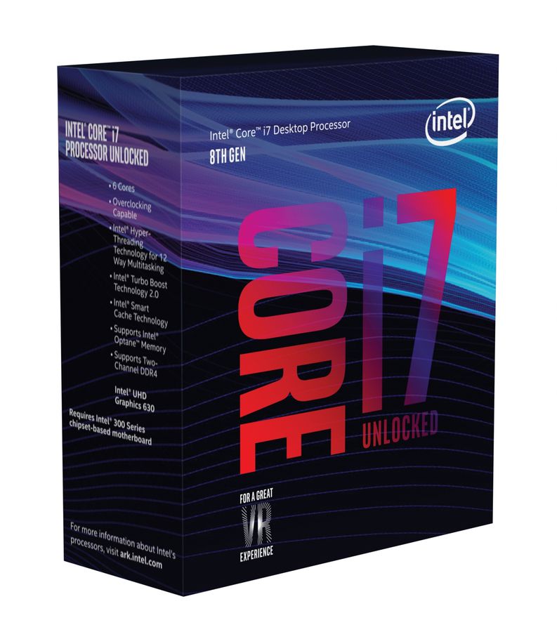 Intel Core i7-8700K processeur 3,7 GHz 12 Mo Smart Cache