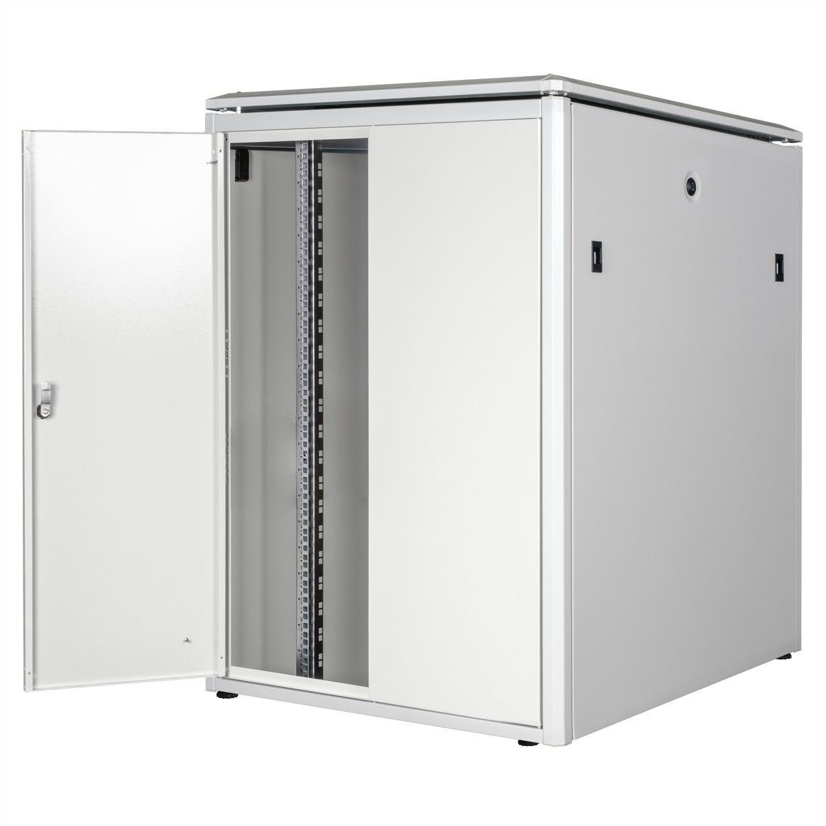 ROLINE 19" Baie réseau Pro 22U, 800x800 LxP Porte verre gris