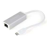 StarTech.com Adaptateur USB-C vers Gigabit Ethernet - Aluminium - Compatible avec le port Thunderbolt 3 - Adaptateur Réseau USB de Type-C