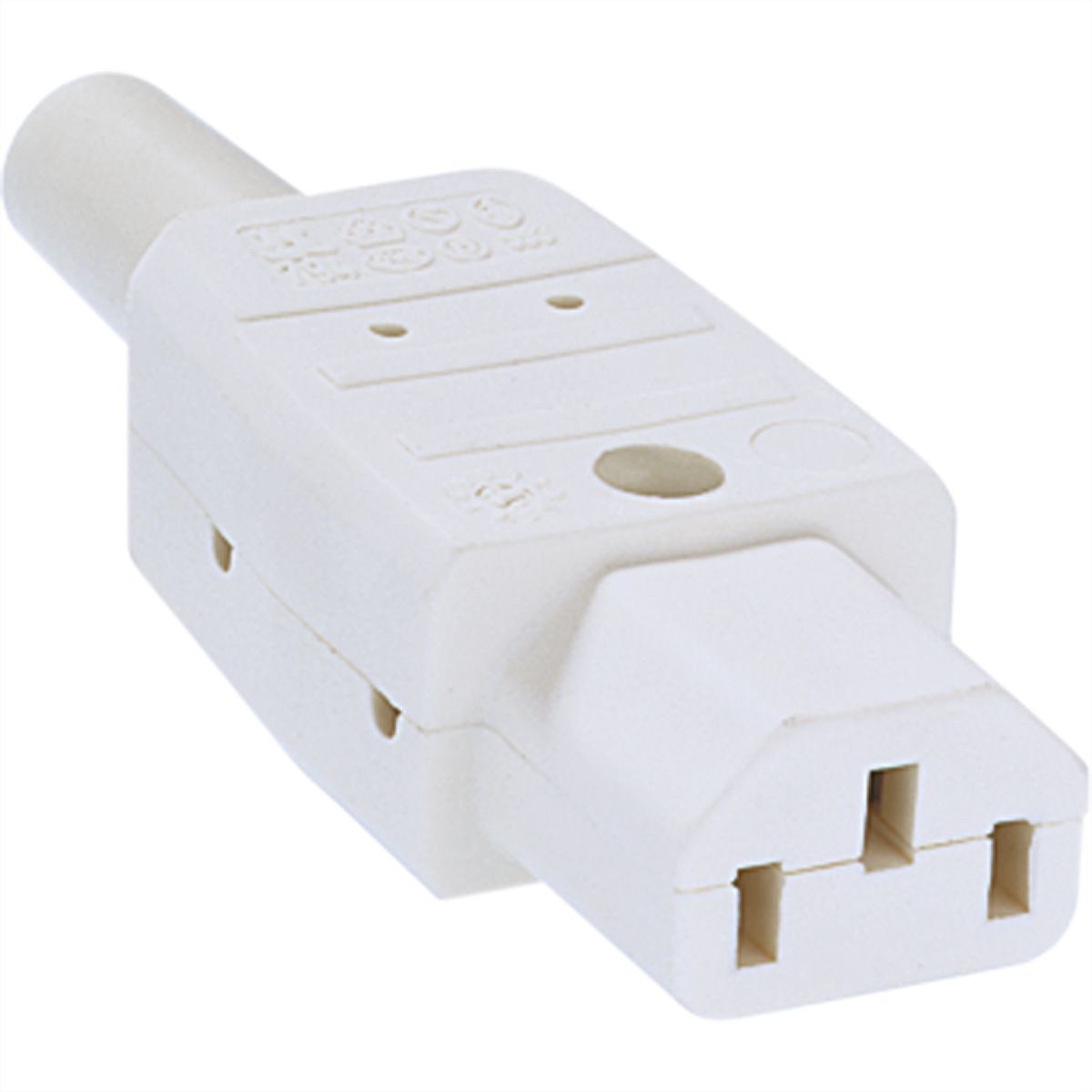 BACHMANN Prise appareil froid 794 70°C, blanc, blanc