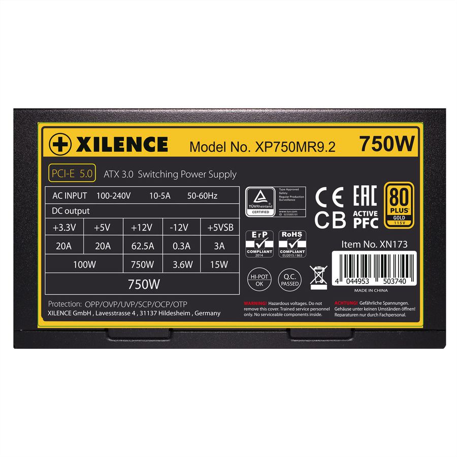 XILENCE XP750MR9.2 Alimentation