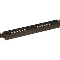 CONTEG Plaque 19", 1 UH avec canal de rangement 40 x 60 mm