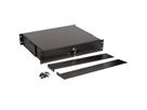ROLINE 19" Tiroir pour clavier 2U, 400P verrouillable noir