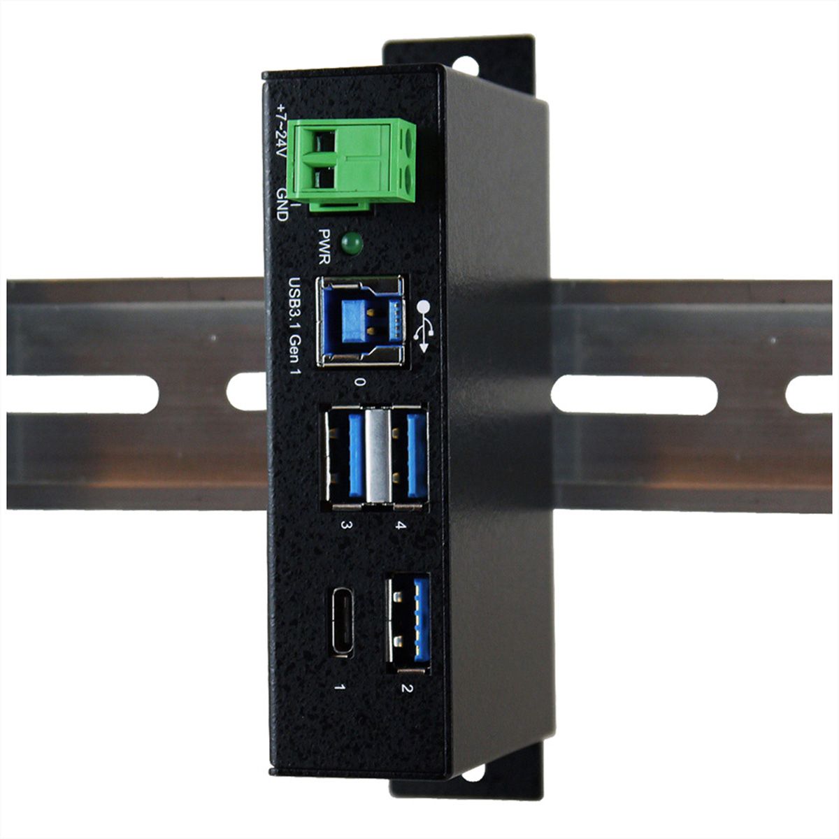 EXSYS EX-1194HMS Hub USB 3.2 Gen1 à 4 ports, C-femelle, protection de surtension
