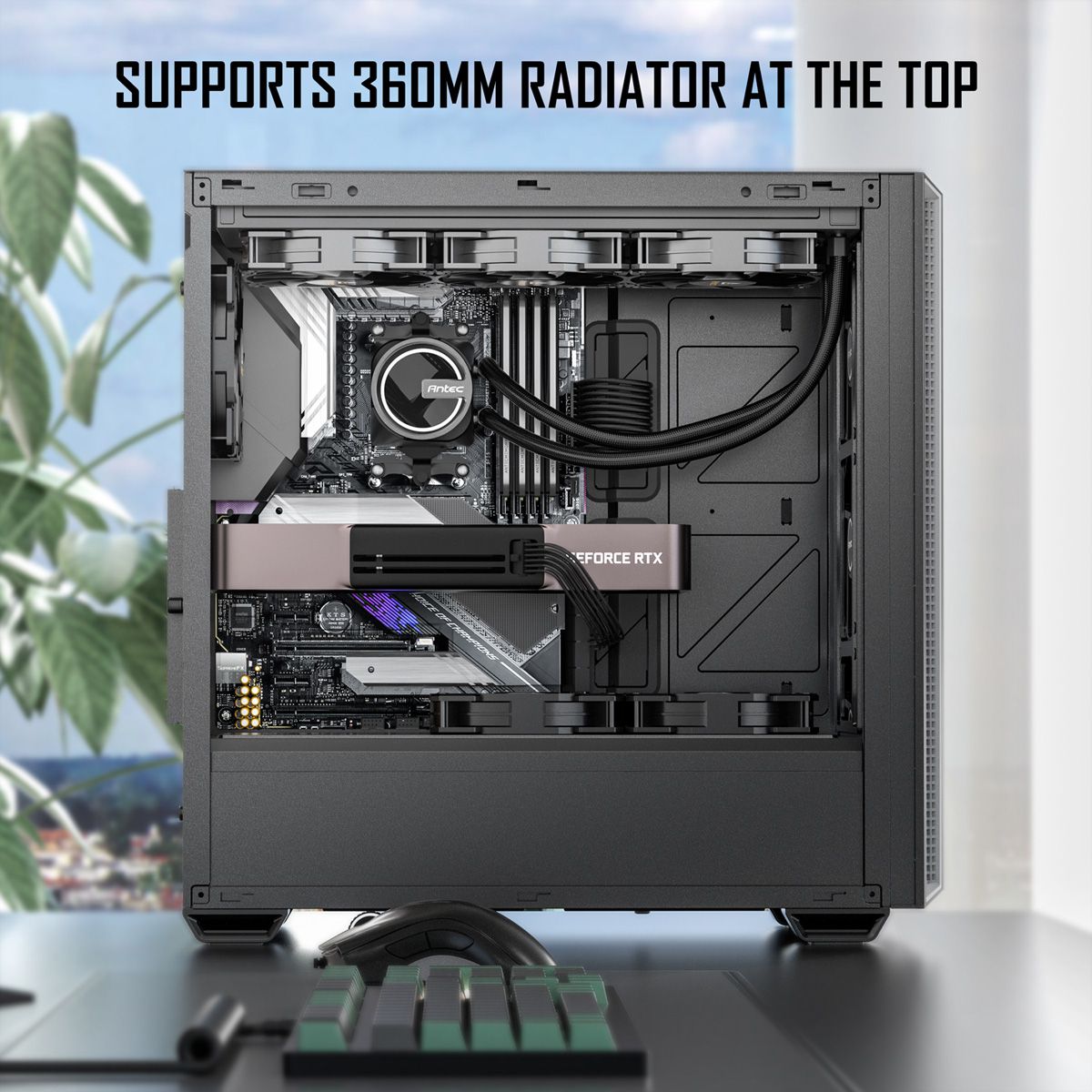 ANTEC Performance P7S Boîtiers PC Mid Tower, ATX, M-ATX et ITX, argent