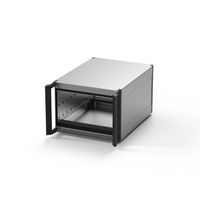 SCHROFF RatiopacPRO AIR Boîtier 19", blindage à monter ultérieurement avec poignées, 3/4 U, 28 CV, 315 mm