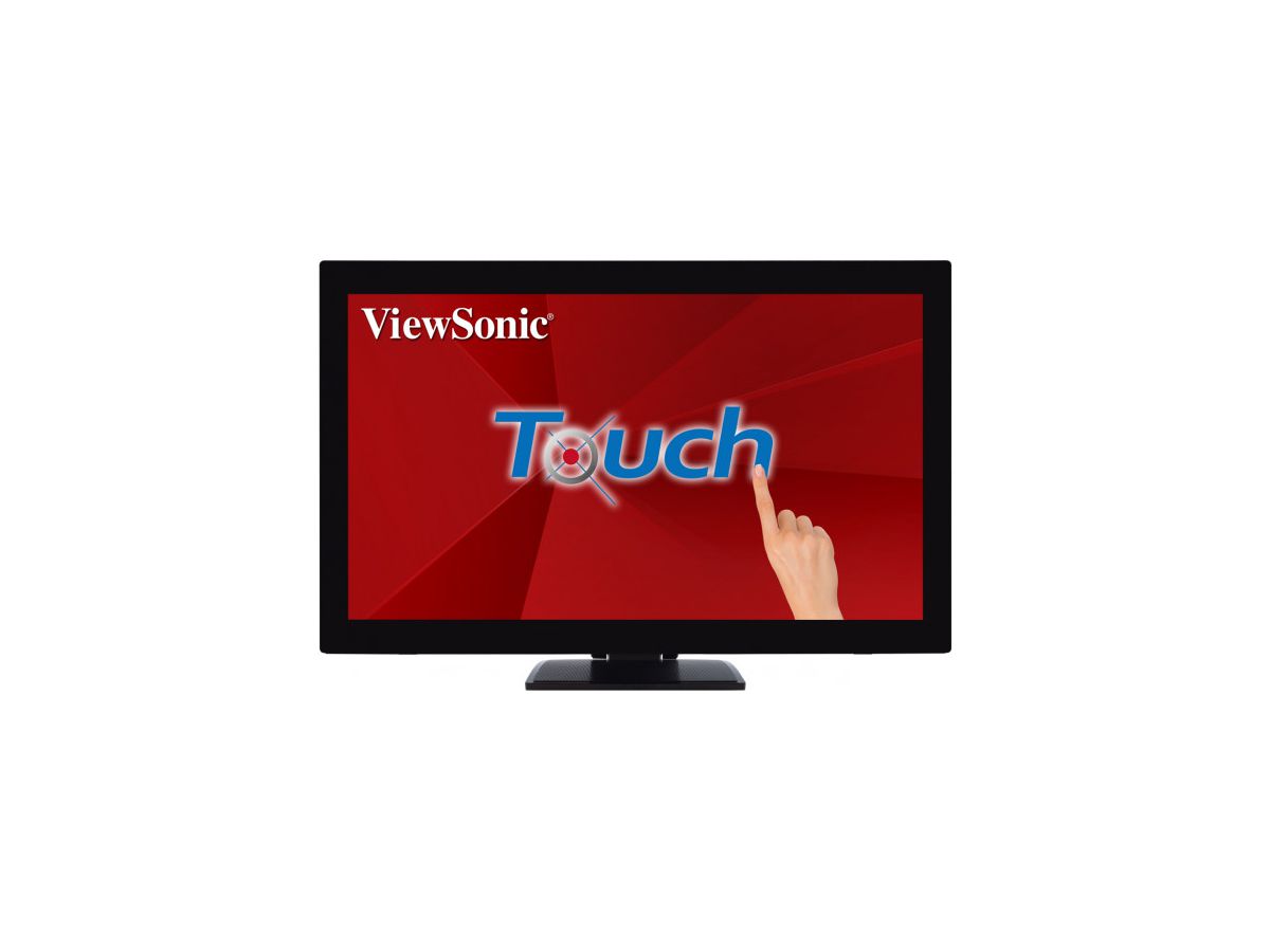Viewsonic TD2760 moniteur à écran tactile 68,6 cm (27") 1920 x 1080 pixels Plusieurs pressions Multi-utilisateur Noir