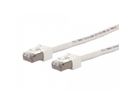 Cordon BTR Cat.6 (Classe E) S/FTP, Ultraflex500 VoIP AWG 26, LSOH, blanc, 0,5 m