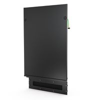 SCHROFF Novastar, panneau arrière avec passage de câbles, RAL 7021, 20 U 553W