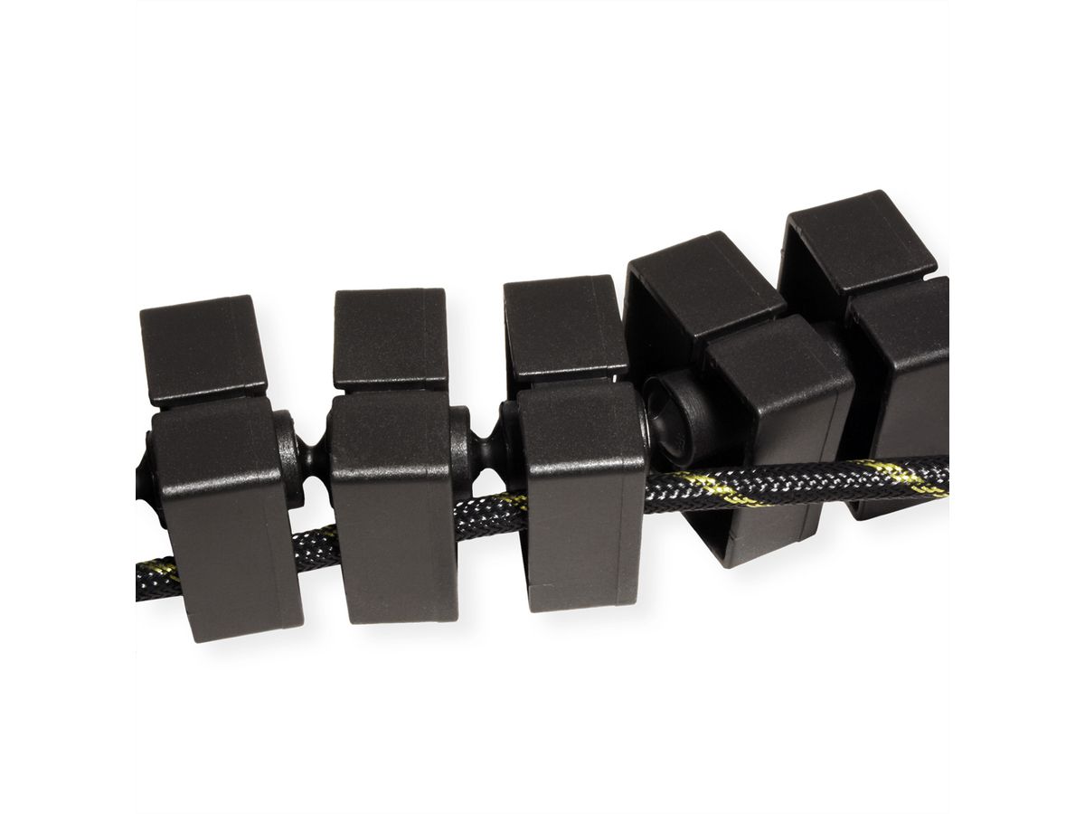 BACHMANN Kabelschlange® Quadro noir