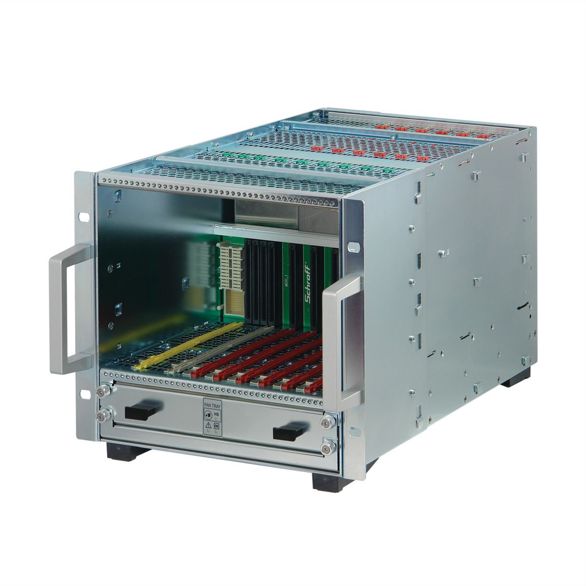 SCHROFF MTCA.4 Système cubique pour 7 modules AMC doubles, 5 U, 42 HP
