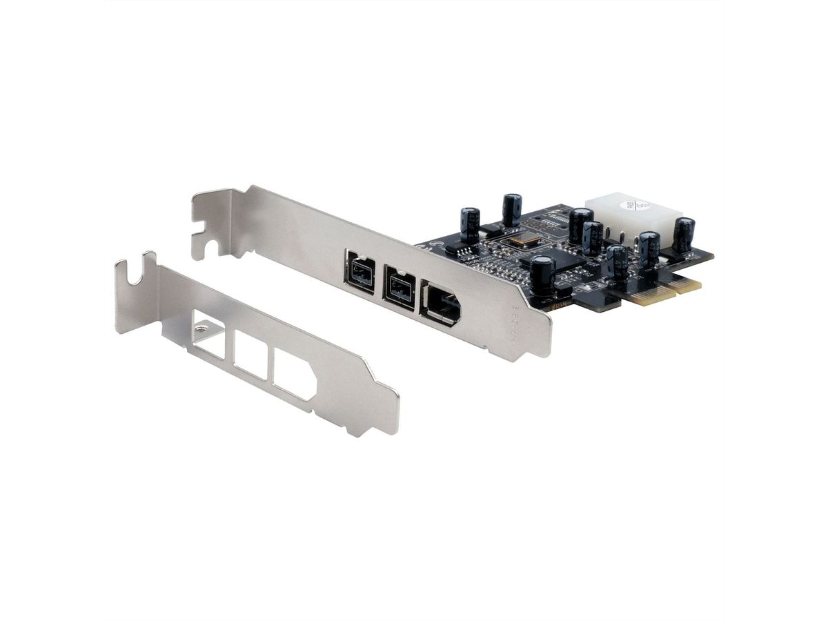 EXSYS EX-16601 Carte PCIe FireWire IEEE1394B 3 ports