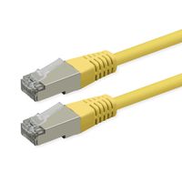 ROLINE Cordon Cat.6 (Classe E), PoE, S/FTP (PiMF) , jaune, 5 m