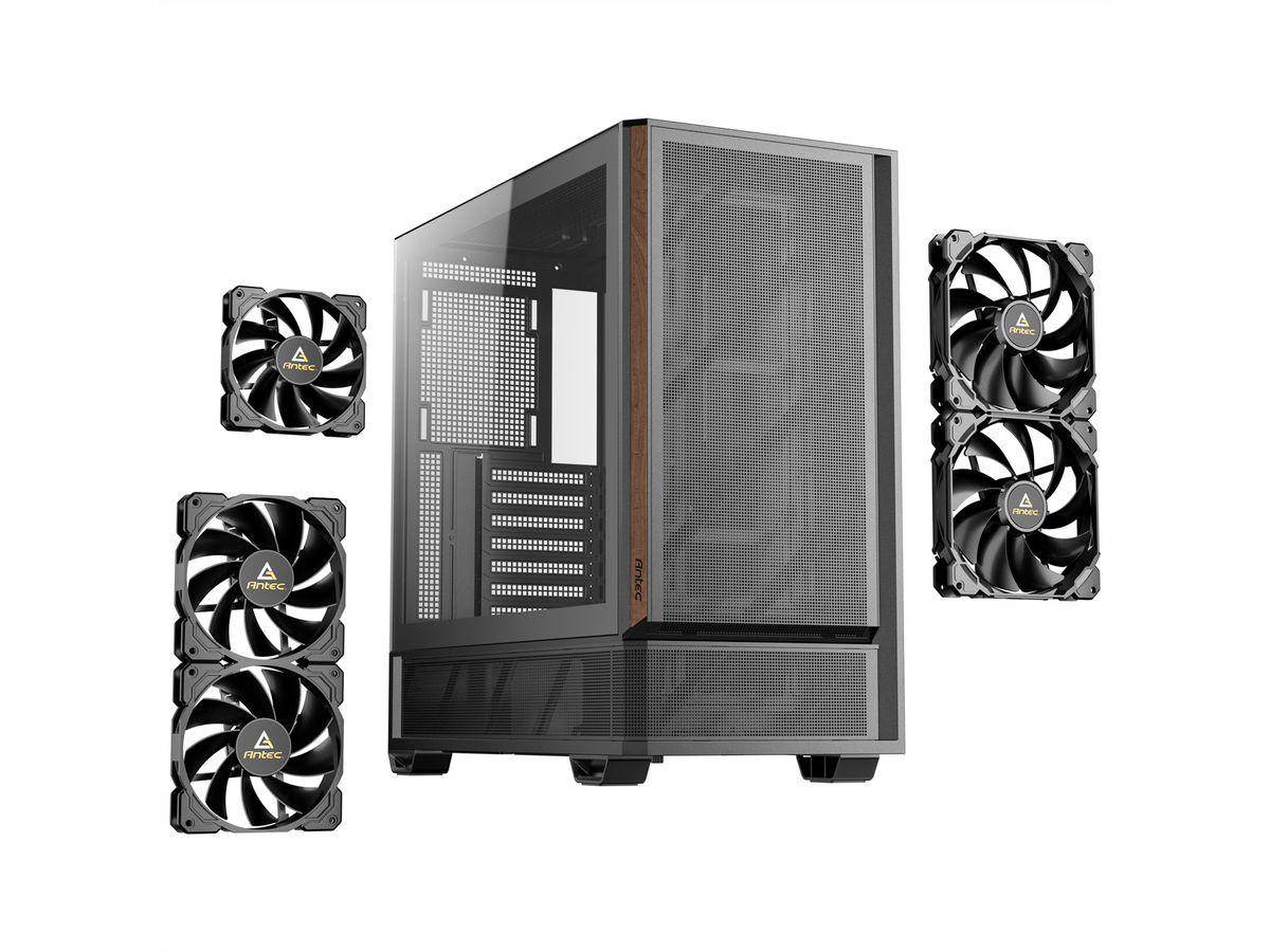 ANTEC CX60M ARGB Boîtier PC Mini Tour Micro-ATX, noir