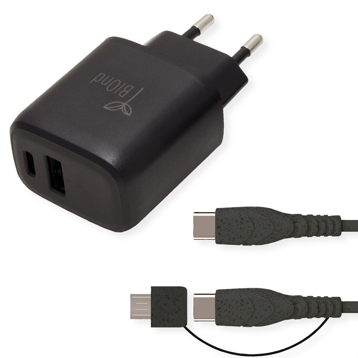 BIOnd BIO-CMC-20W Chargeur USB, 2 ports USB-C