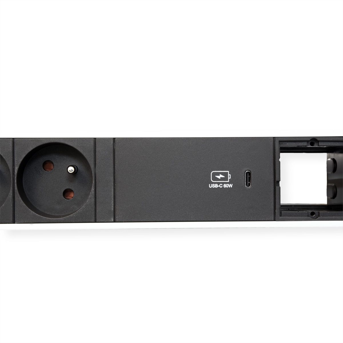 BACHMANN POWER FRAME L 2xUTE 1xUSB C 60W 2xCM 0,2m GST18