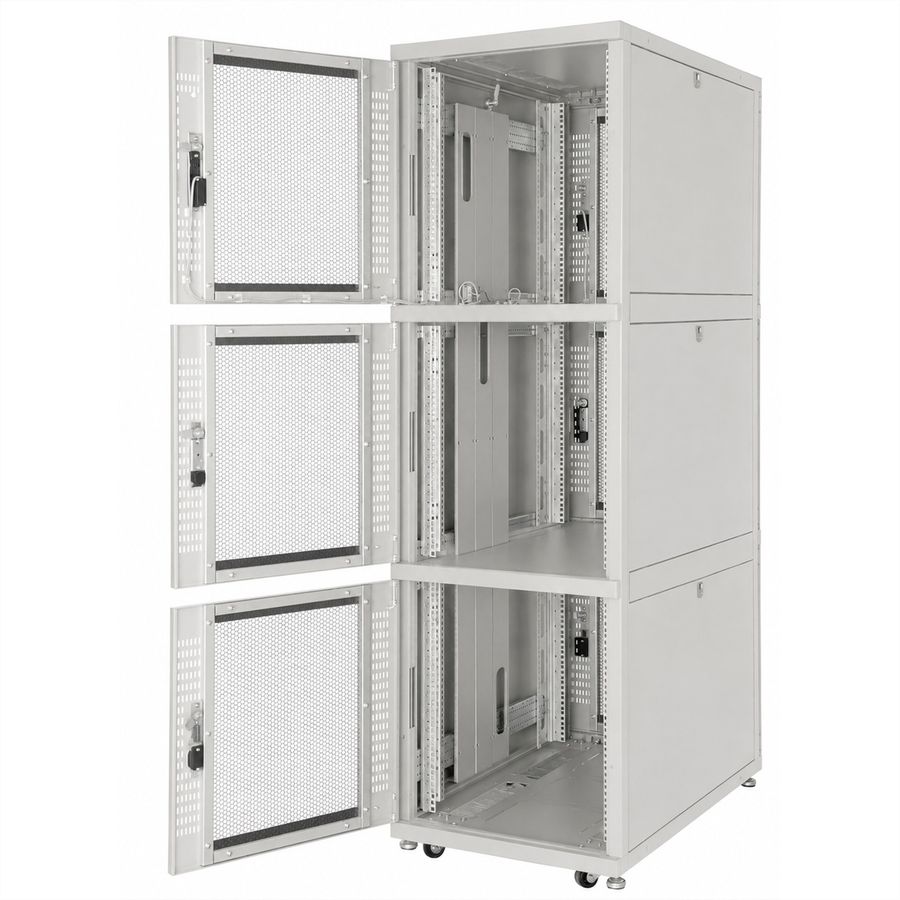 ROLINE Armoire de colocation 45U 800x1000mm, 3 compartiments, gris