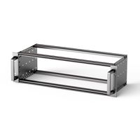 SCHROFF EuropacPRO 19" Kit de bacs à cartes pour cartes mères, lourd, blindage rétrofit, avec poignée avant, 3 U, 175 mm