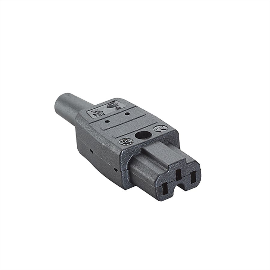 BACHMANN Prise appareil chaud 789 155°C, noir
