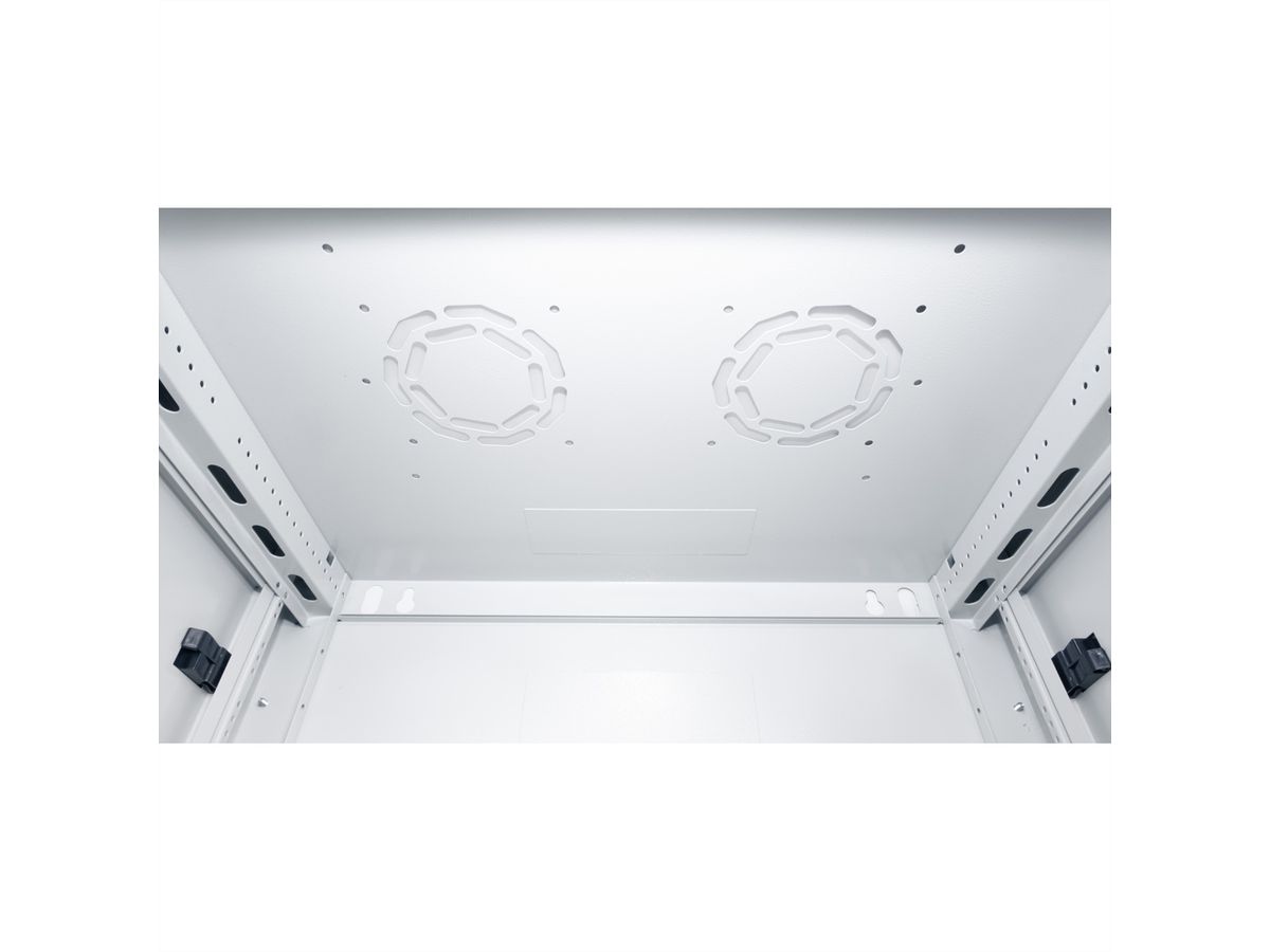 ROLINE 19" Boîtier mural Basic Plus 6U, 600x450 LxP gris