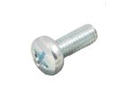 Vis à tête cylindrique de SCHROFF, Pozidrive, M6x16, acier, zingué, 50 pièces