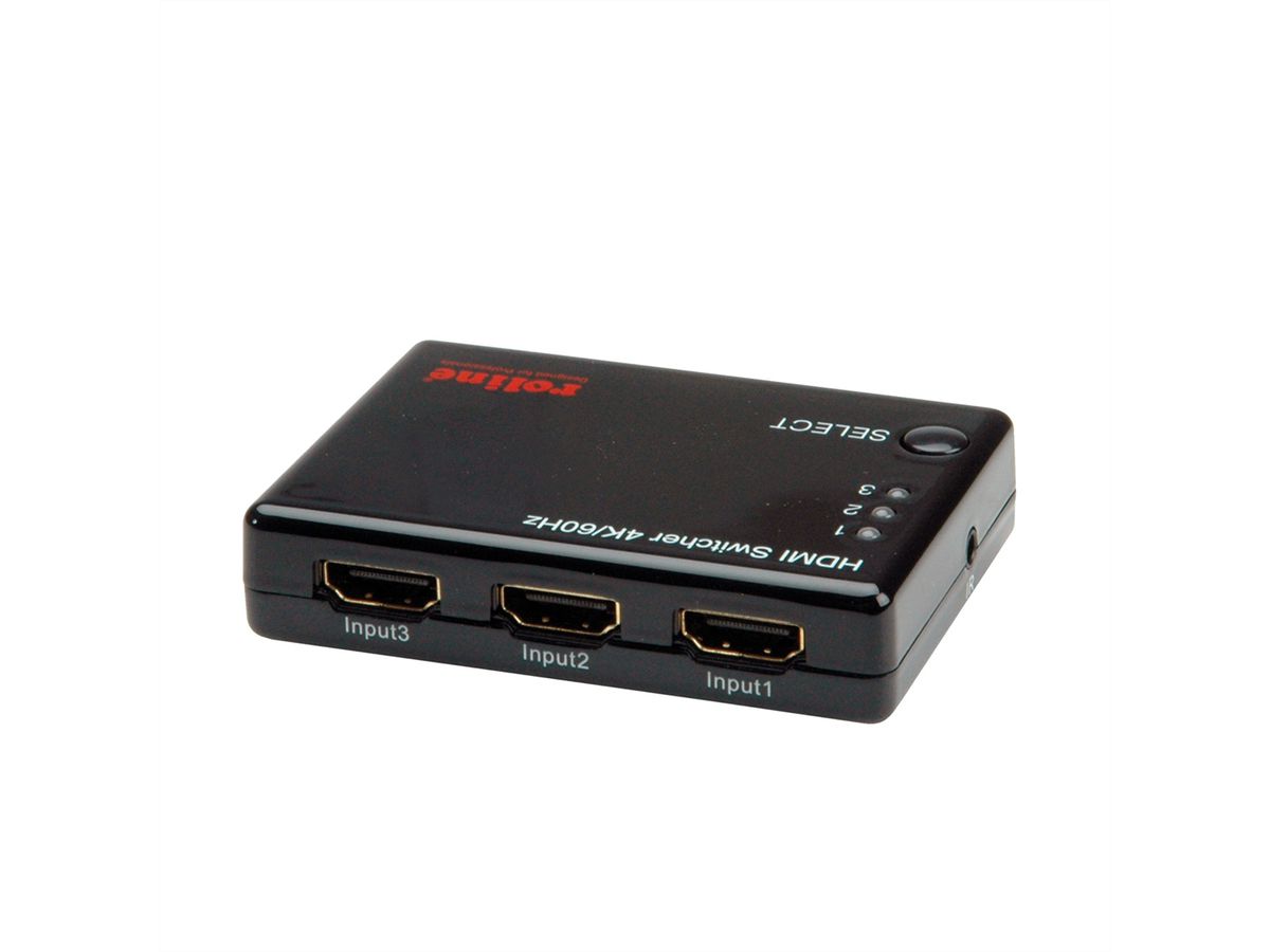 ROLINE Switch HDMI 4K 3 ports