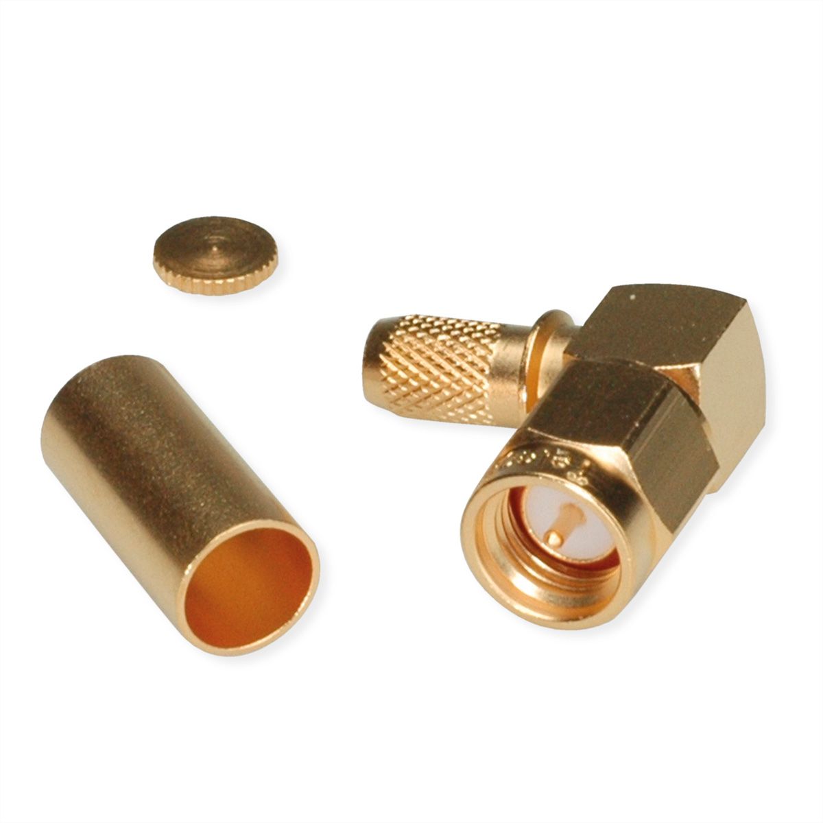 TELEGÄRTNER Connecteur SMA coudé pour RG-223/U, RG-142B/U