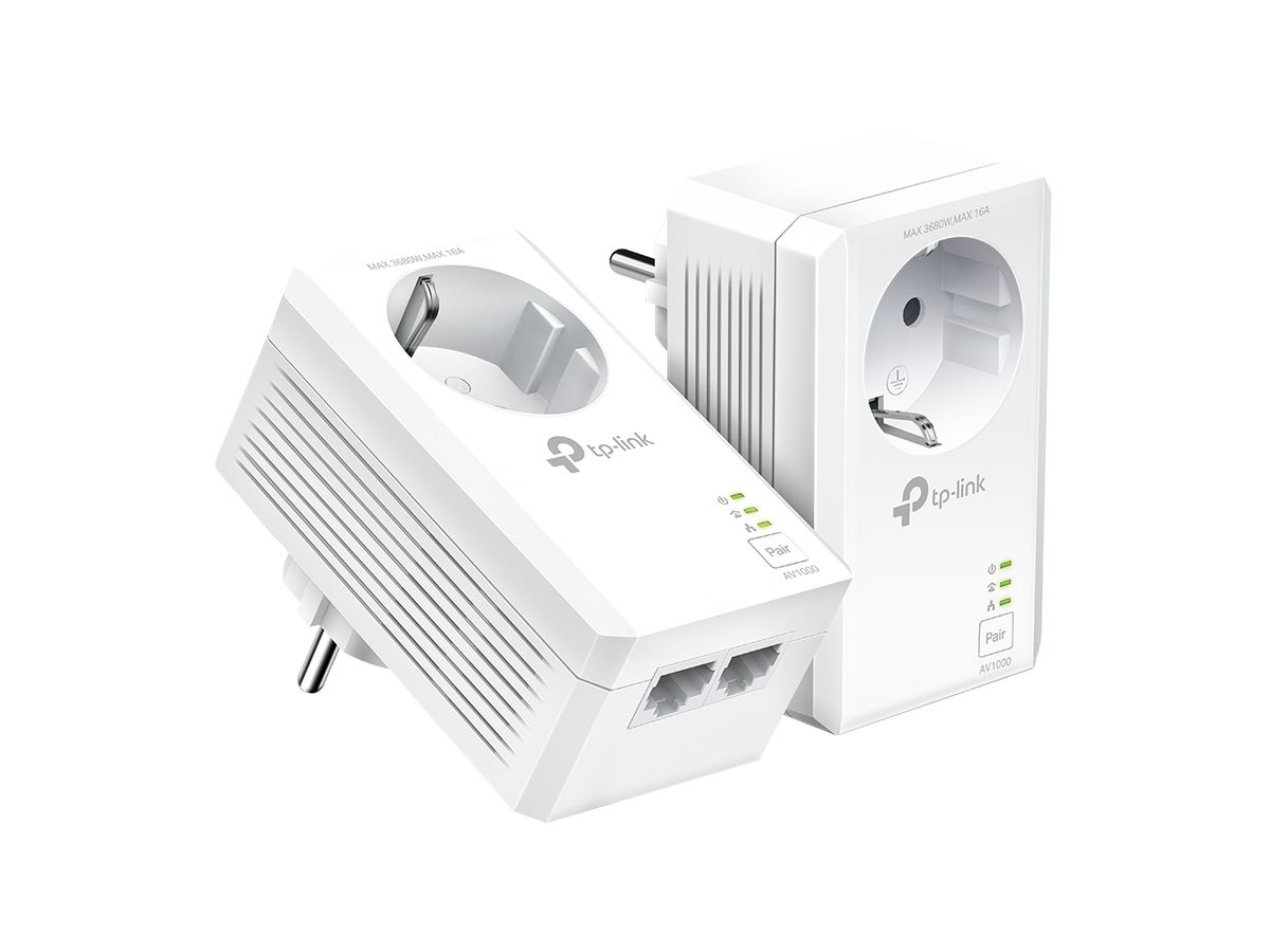 TP-Link TL-PA7027P KIT Adaptateur réseau CPL 1000 Mbit/s Ethernet/LAN Blanc 2 pièce(s)