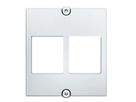 BACHMANN Module Custom Cadre 2x Keystone, blanc