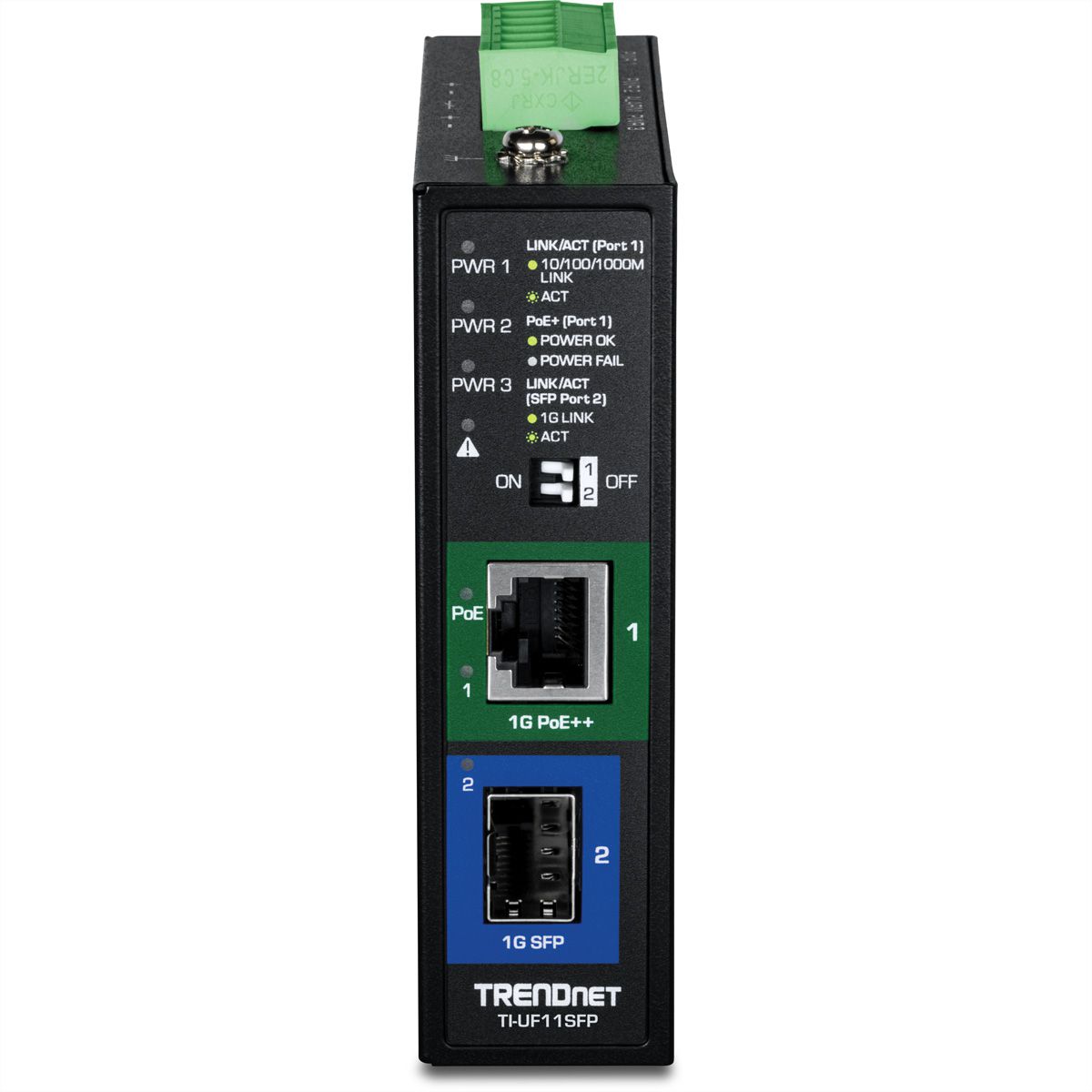 TRENDnet TI-UF11SFP Interne 1000Mbit/s Noir convertisseur de support réseau