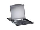 ATEN CL5708iN Switch KVM Over IP, USB-PS/2,VGA, 8 ports, 19", FR-Layout