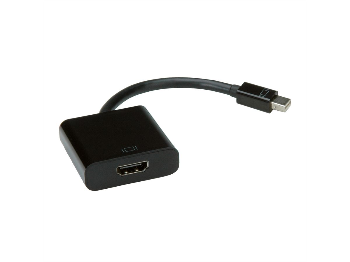 VALUE Adaptateur Mini DisplayPort-HDMI, MiniDP M - HDMI F