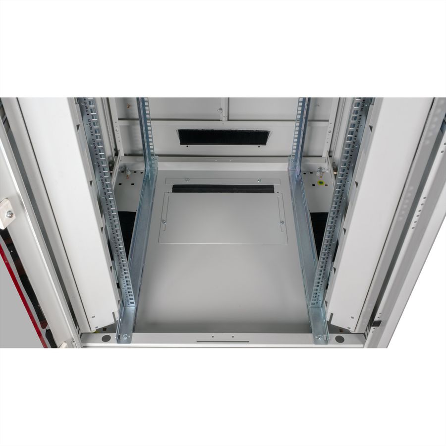 ROLINE 19" Baie réseau Pro 32U, 800x800 LxP Porte verre gris