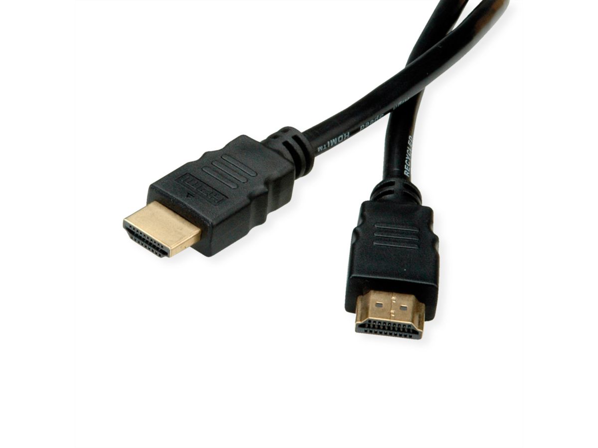 ROLINE RM Câble HDMI Ultra HD 8K avec Ethernet, M/M, noir, 1 m
